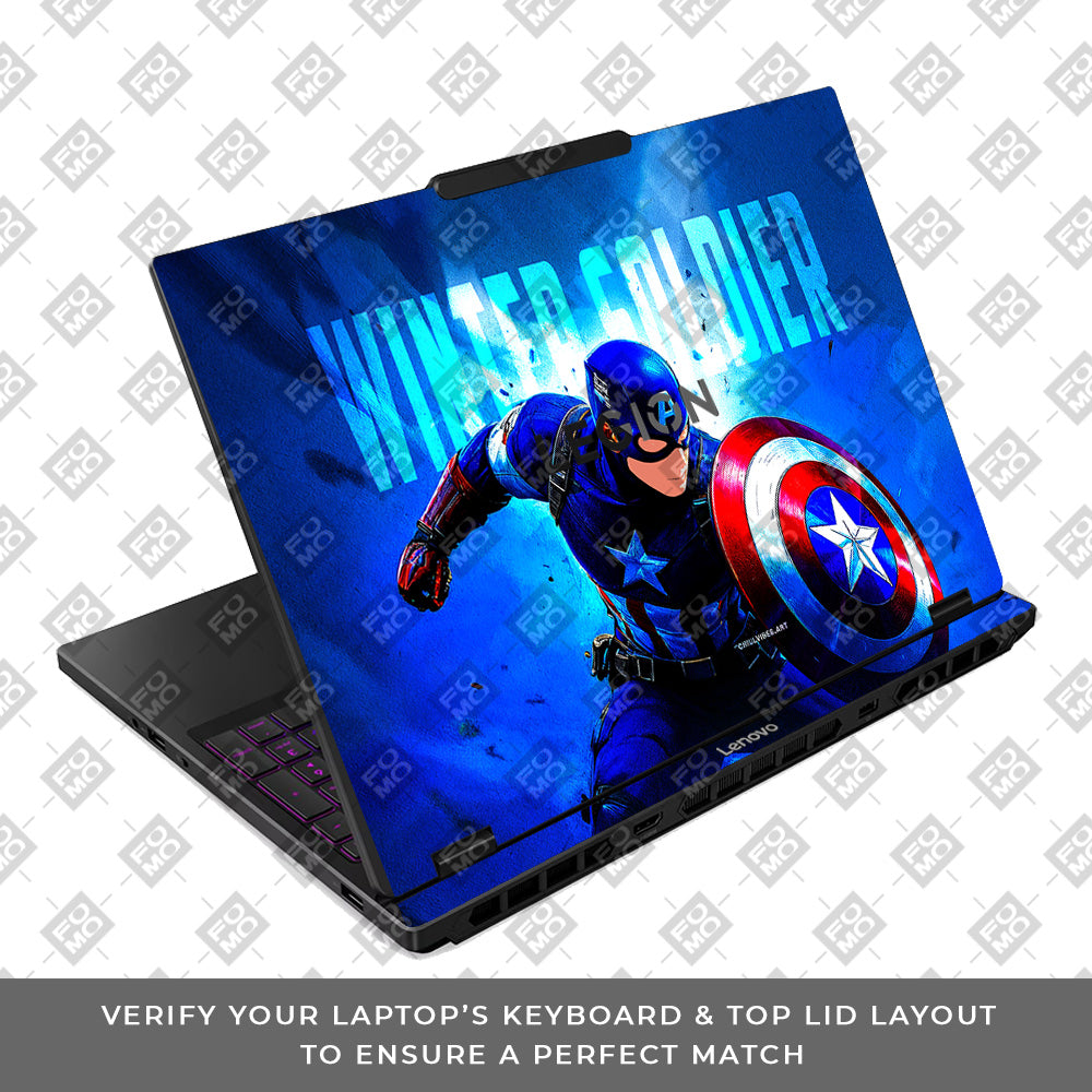 Shield of Justice Captain America Lenovo Legion 5 15IRX10 Laptop Skin