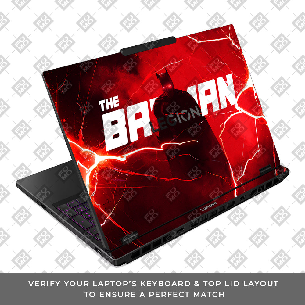 Red Rage Batman Lenovo Legion 5 15IRX10 Laptop Skin