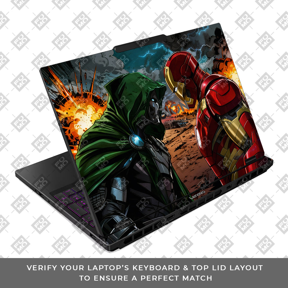 Iron Man vs Doom Lenovo Legion 5 15IRX10 Laptop Skin