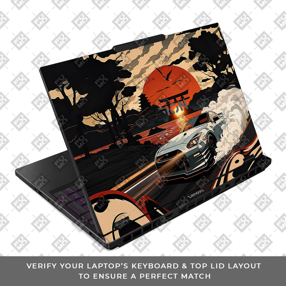 Samurai Rising Sun GTR Lenovo Legion 5 15IRX10 Laptop Skin