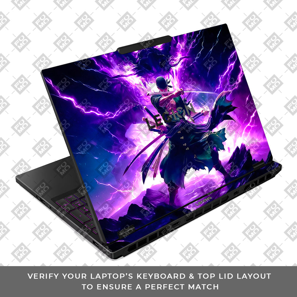 Roronoa Zoro Hell Mode Lenovo Legion 5 15IRX10 Laptop Skin