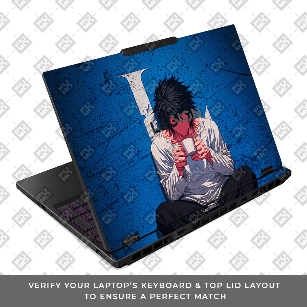 Death Note L Lawliet Lenovo Legion 5 15IRX10 Laptop Skin