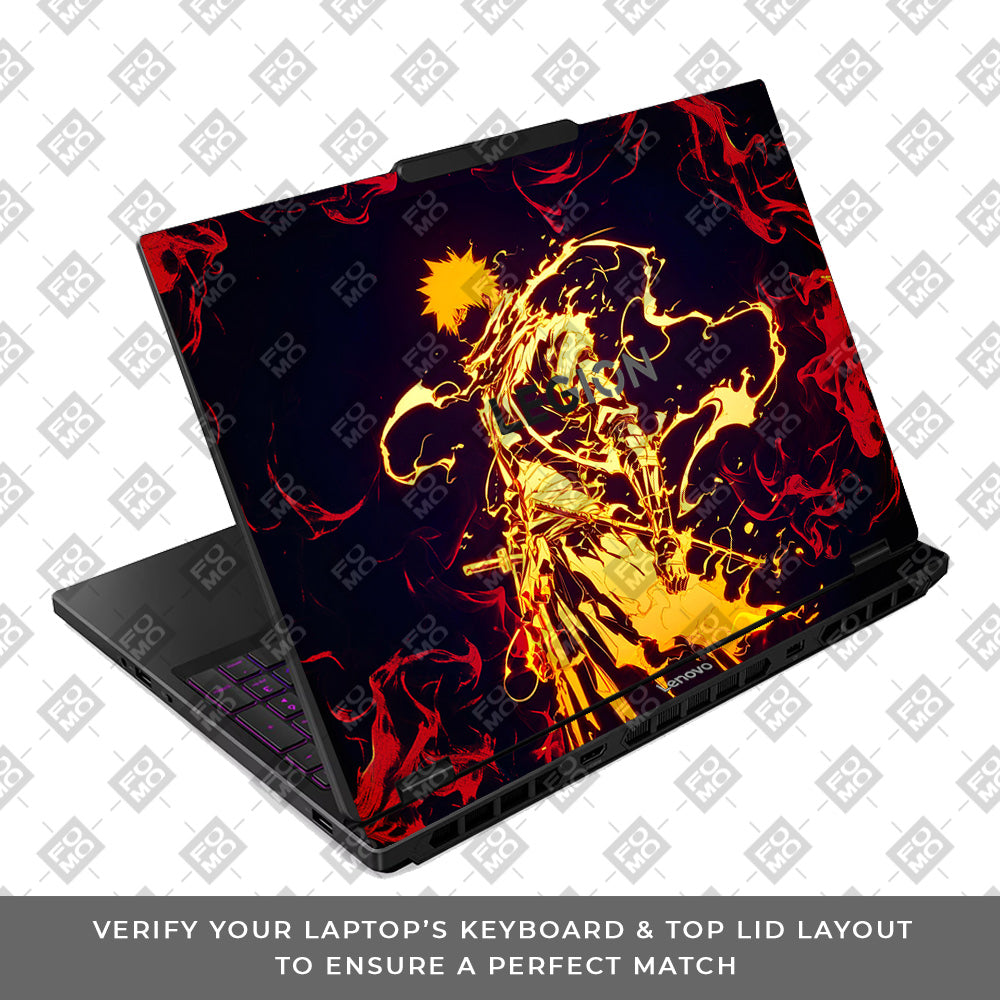Bleach Ichigo Bankai Form Lenovo Legion 5 15IRX10 Laptop Skin
