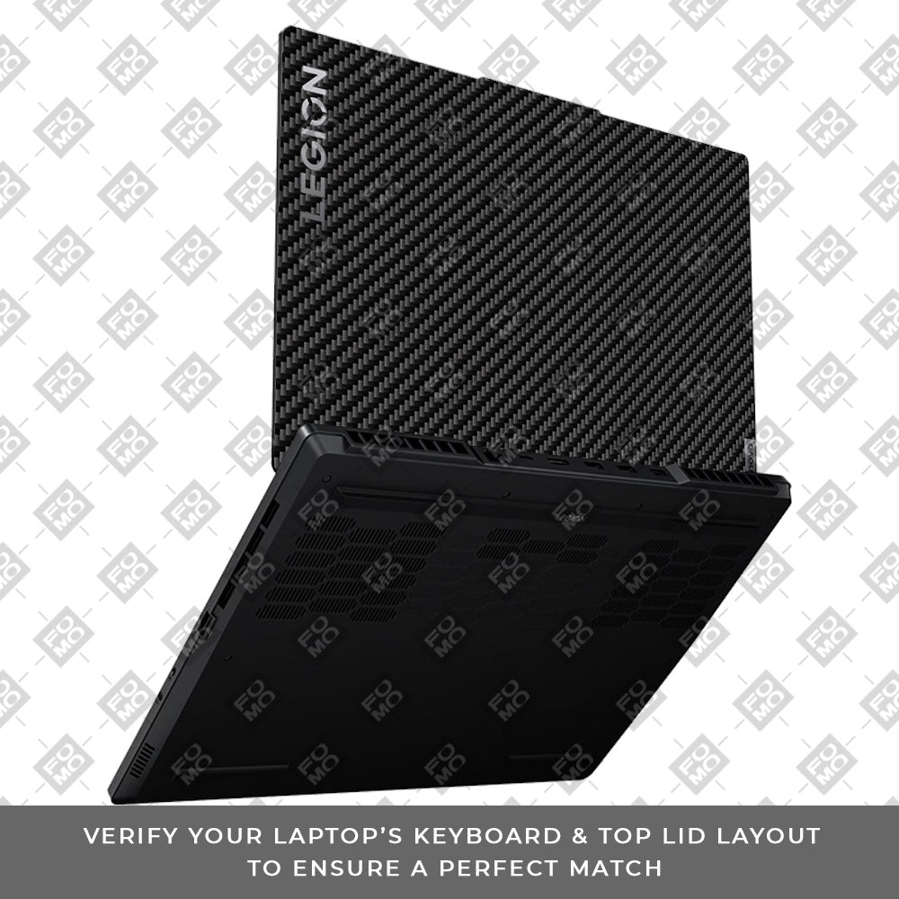 Textured Carbon Fibre Lenovo Legion 5 15ARP8 Laptop Skin