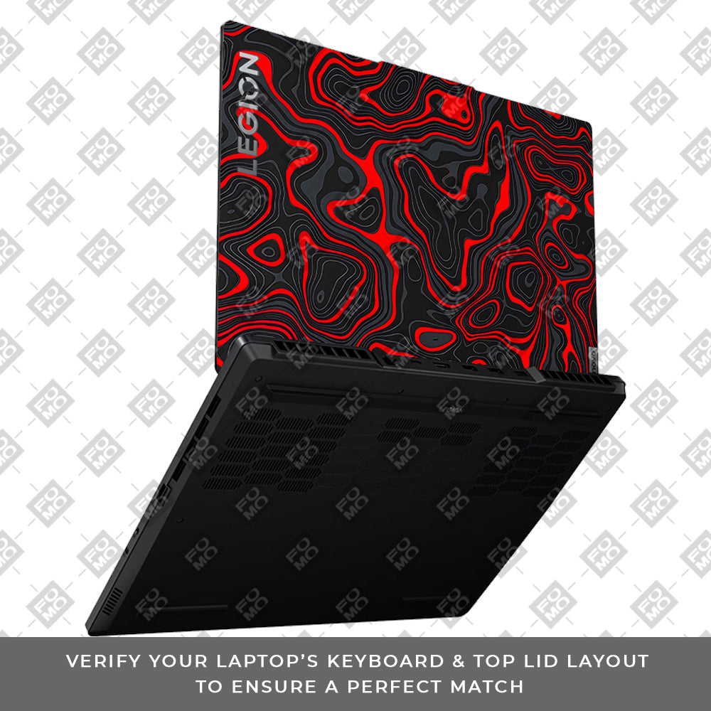 Crimson Waves Lenovo Legion 5 15ARP8 Laptop Skin