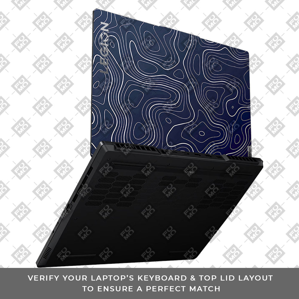 Fluid Lines Design Lenovo Legion 5 15ARP8 Laptop Skin