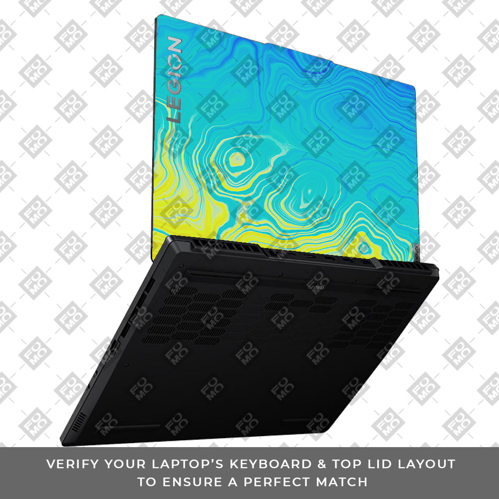 Ocean Gradient Waves Lenovo Legion 5 15ARP8 Laptop Skin
