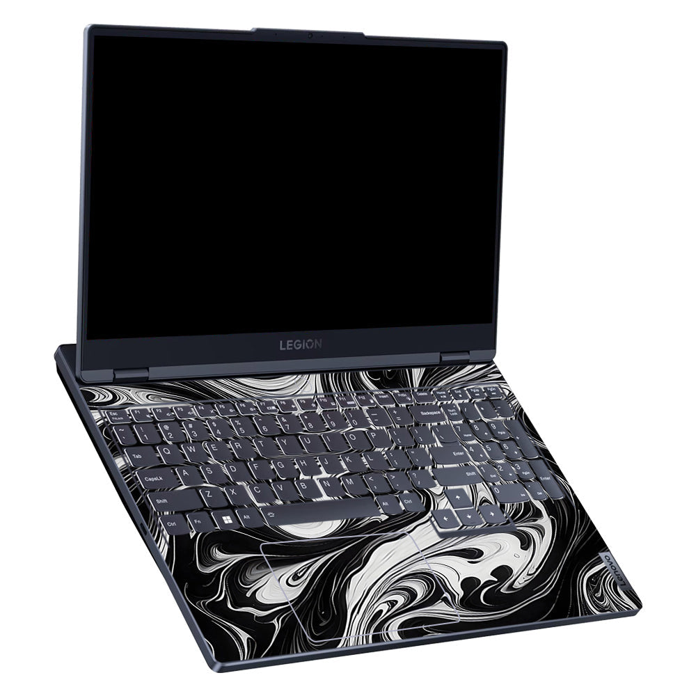 Black and White Marble Lenovo Legion 5 15IRX9 Laptop Skin