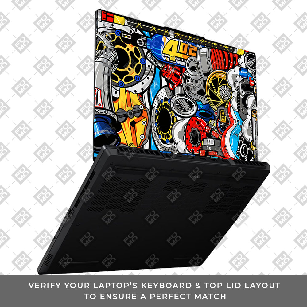 Mechanical Chaos Lenovo Legion 5 15ARP8 Laptop Skin