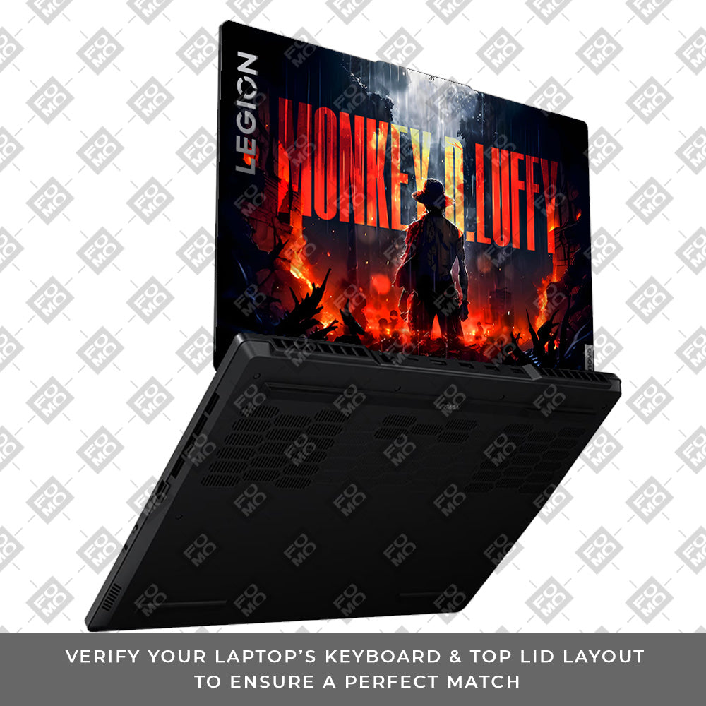 Monkey D. Luffy Blazing Red Lenovo Legion 5 15ARP8 Laptop Skin
