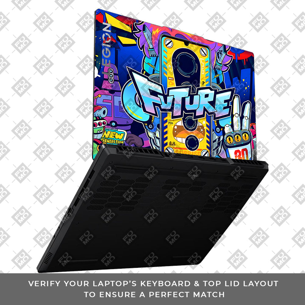 Futuristic Cyberpunk Vision Lenovo Legion 5 15ARP8 Laptop Skin
