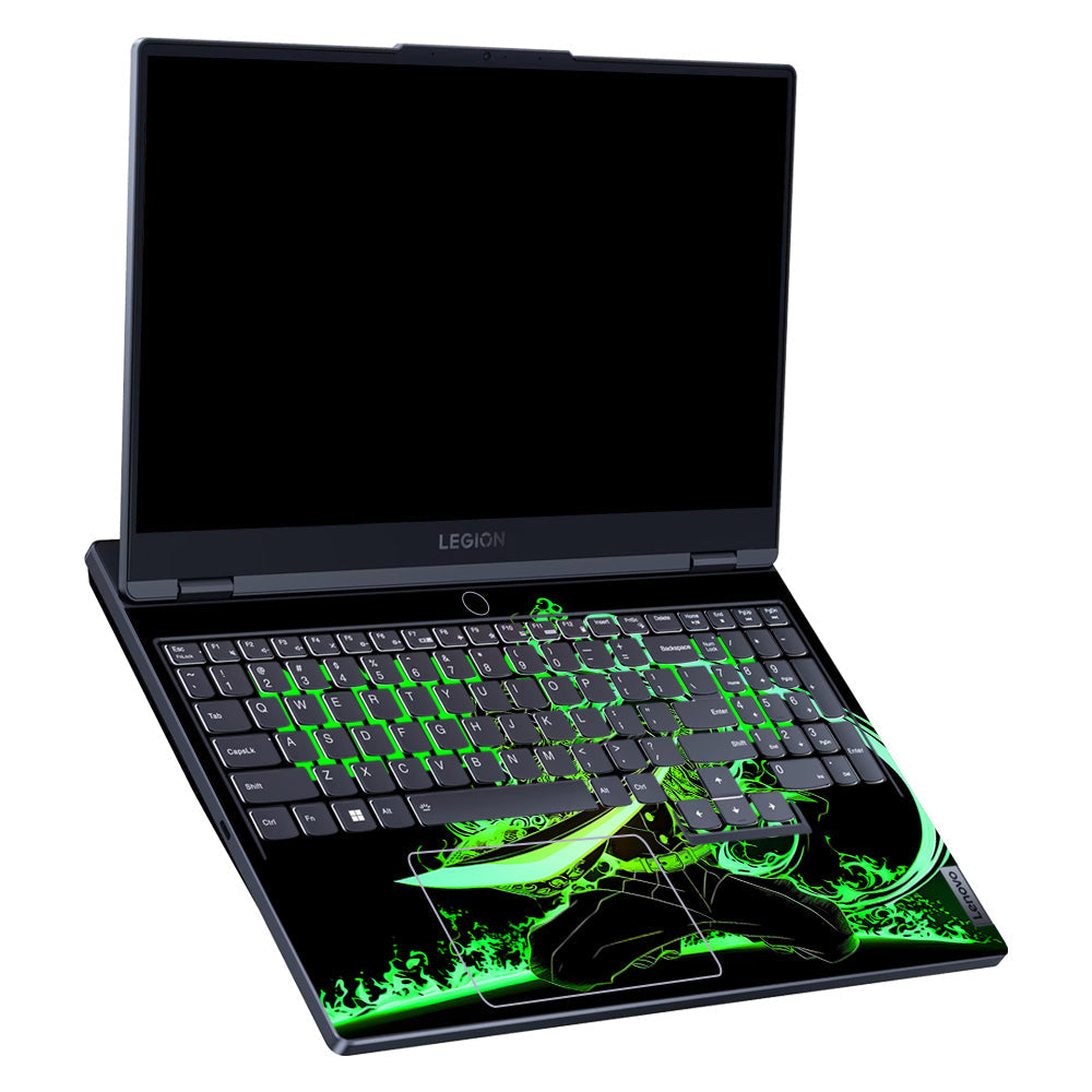 Tanjiro Green Flame Dance Lenovo Legion 5 15ARP8 Laptop Skin