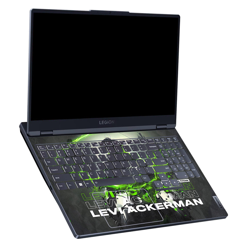 Neon Anime Swordsman Lenovo Legion 5 15ARP8 Laptop Skin