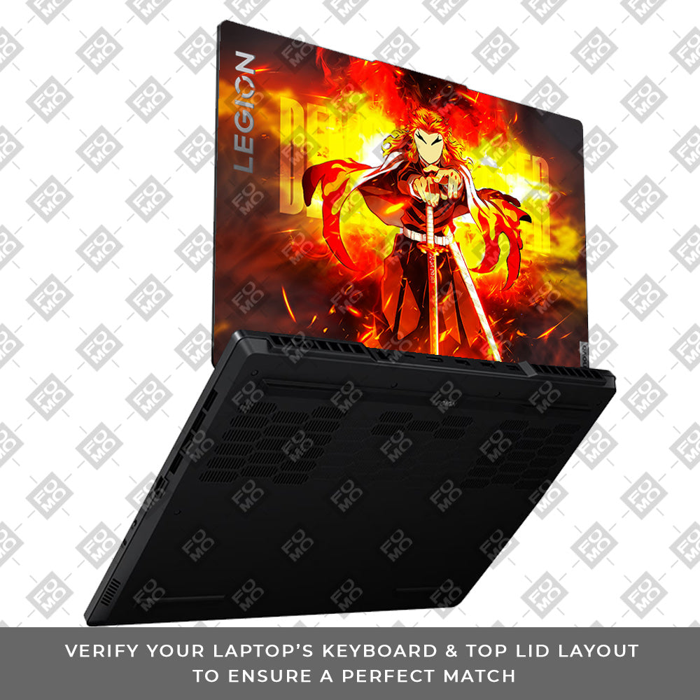 Flame Hashira Rengoku Lenovo Legion 5 15ARP8 Laptop Skin