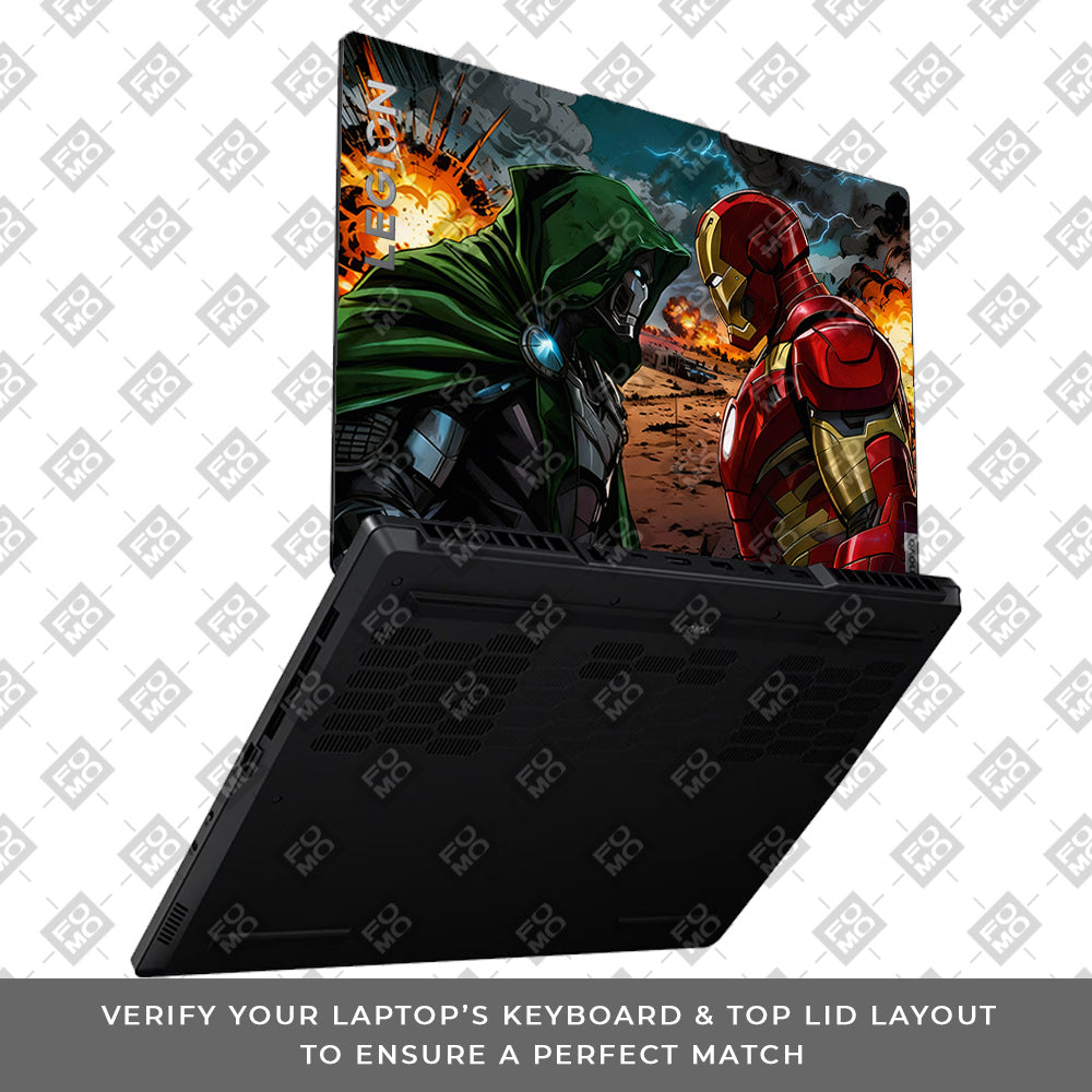 Iron Man vs Doom Lenovo Legion 5 15ARP8 Laptop Skin