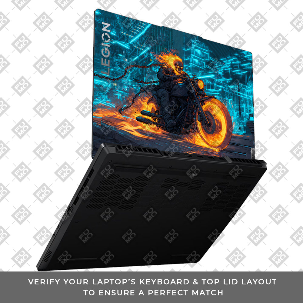 Hellfire Rider Lenovo Legion 5 15ARP8 Laptop Skin