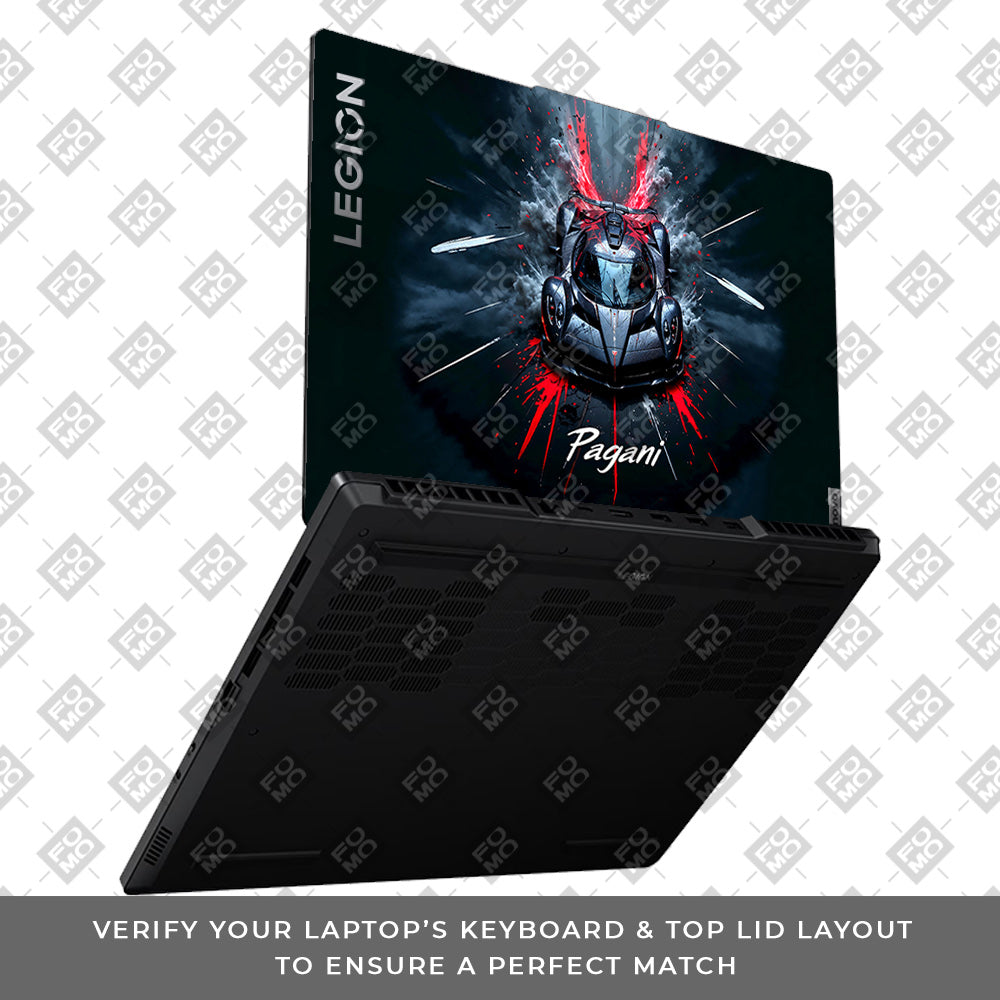 Pagani Midnight Impact Lenovo Legion 5 15ARP8 Laptop Skin