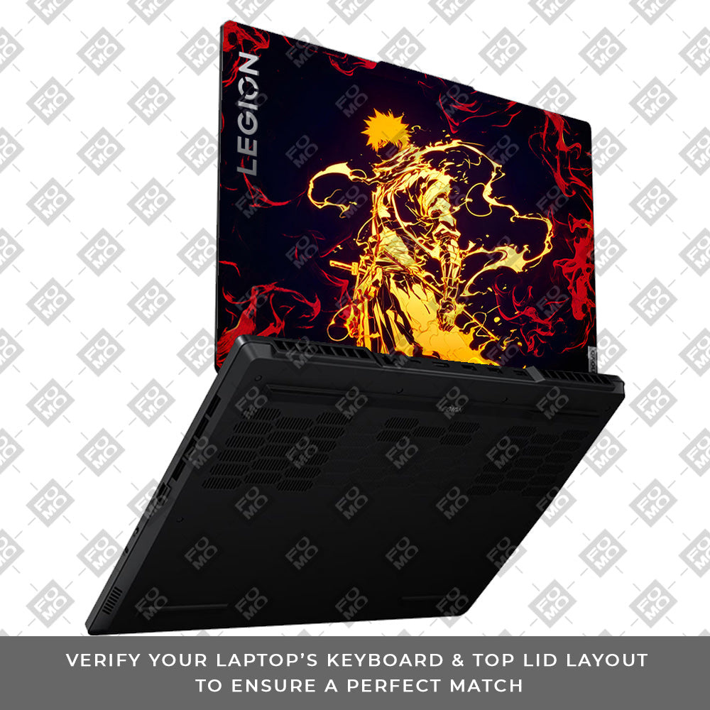 Bleach Ichigo Bankai Form Lenovo Legion 5 15ARP8 Laptop Skin