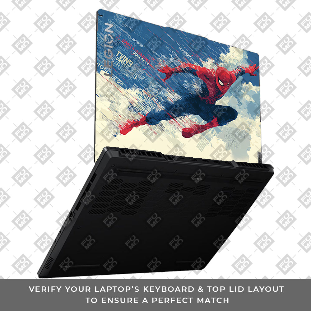 Spiderman Velocity Lenovo Legion 5 15ARP8 Laptop Skin