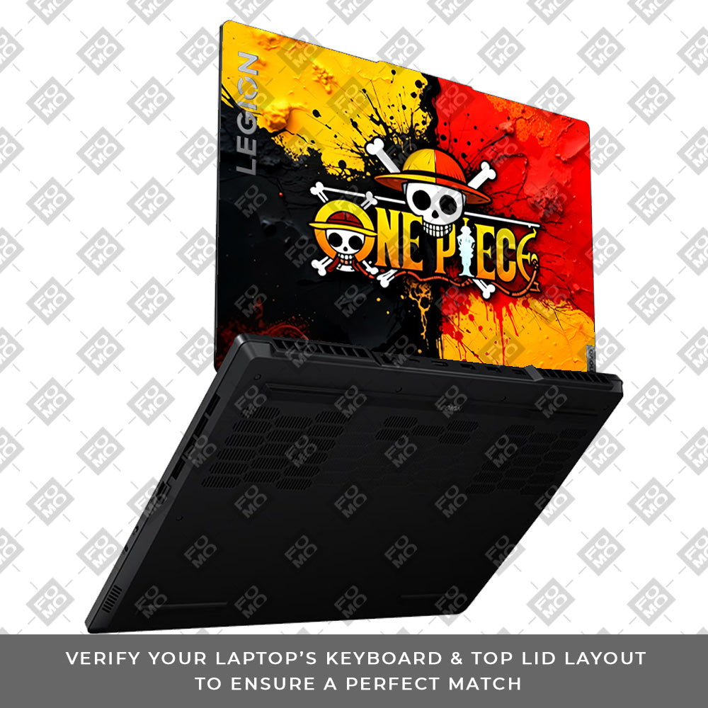 One Piece Paint Splash Lenovo Legion 5 15ARP8 Laptop Skin