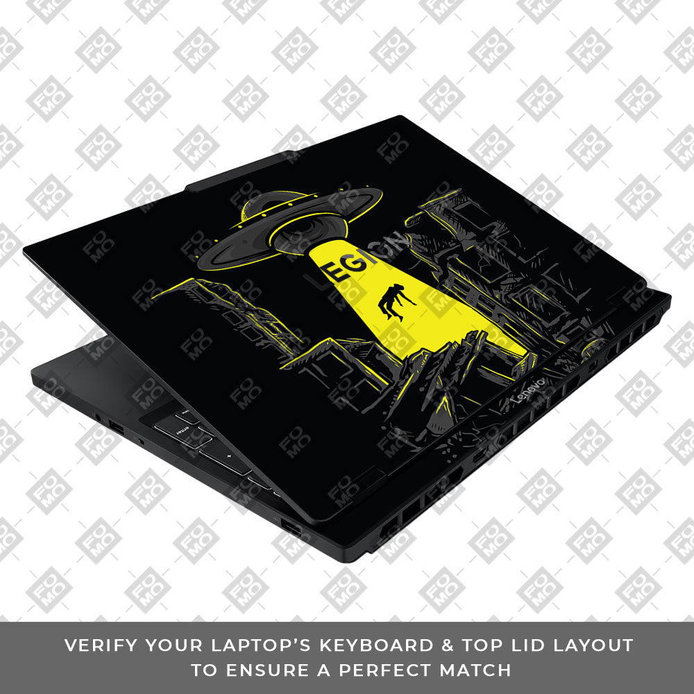 Alien Abduction Lenovo Legion 5 15IAX10 Laptop Skin