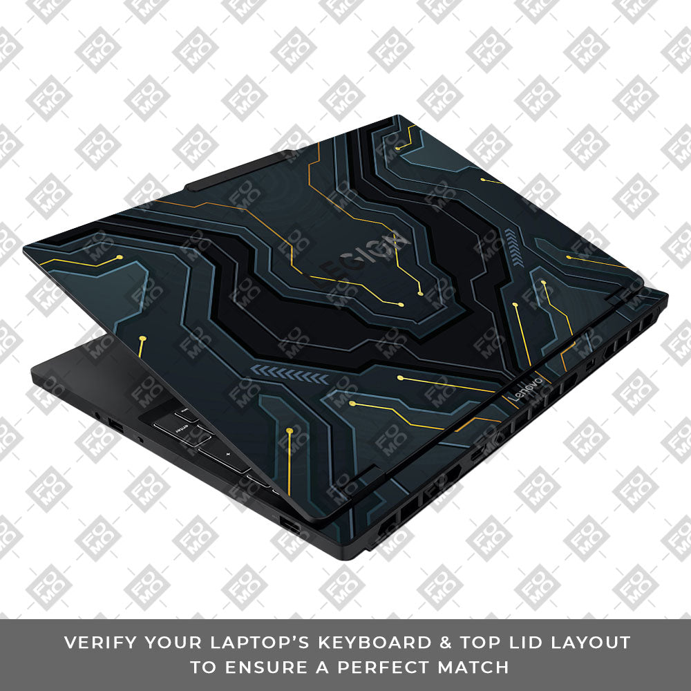Futuristic Techno Lenovo Legion 5 15IAX10 Laptop Skin