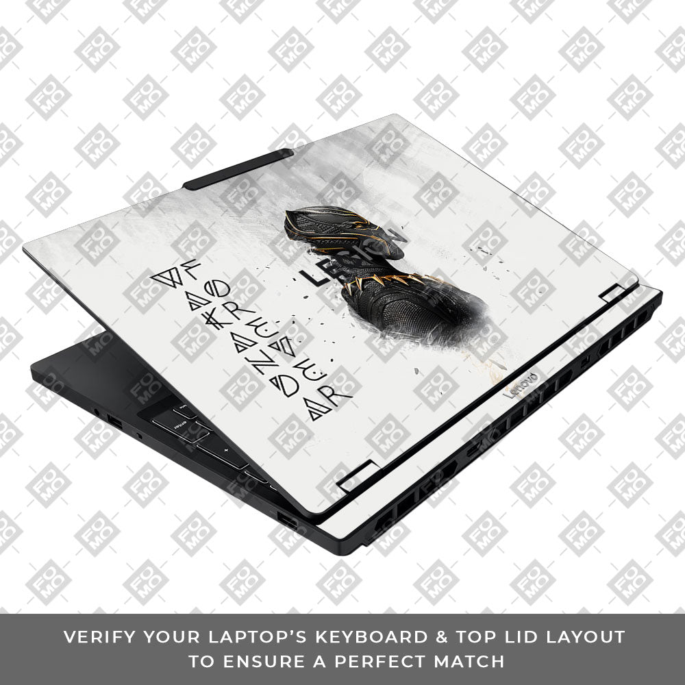 Wakanda Forever Black Panther Comic Lenovo Legion 5 15IAX10 Laptop Skin