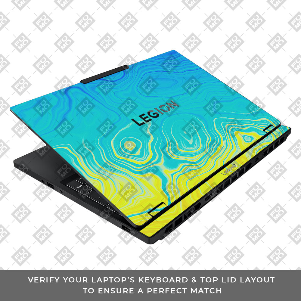 Ocean Gradient Waves Lenovo Legion 5 15IAX10 Laptop Skin