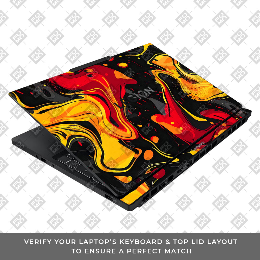 Lava Burst Lenovo Legion 5 15IAX10 Laptop Skin