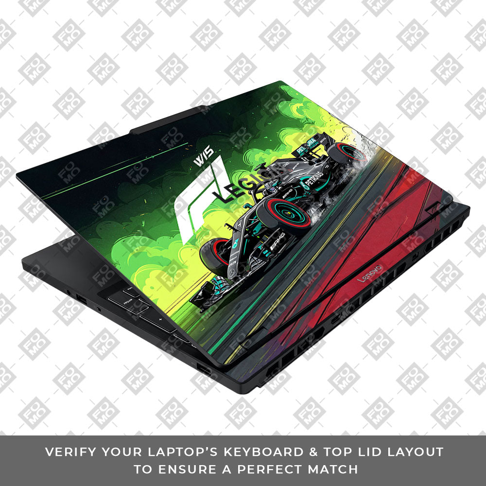 W15 F1 Red Bull x AMG Velocity Lenovo Legion 5 15IAX10 3D Laptop Skin