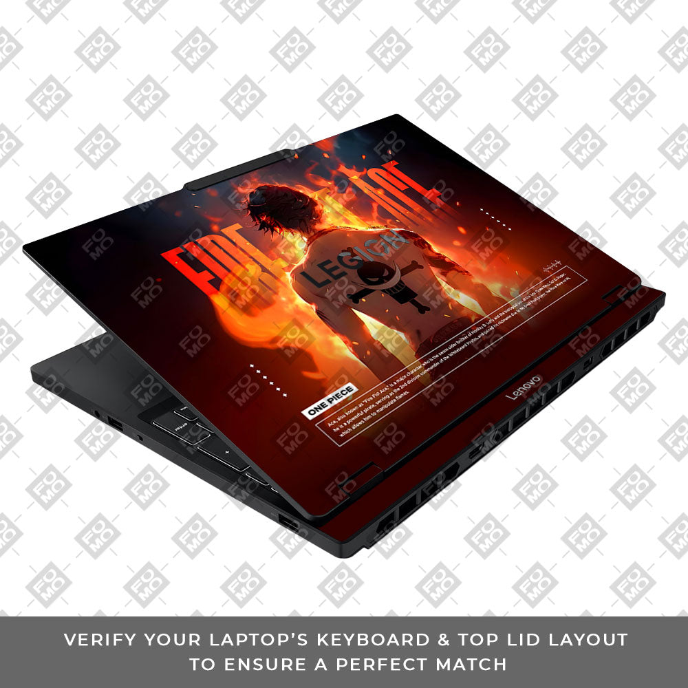 Fire Fist Ace Lenovo Legion 5 15IAX10 Laptop Skin