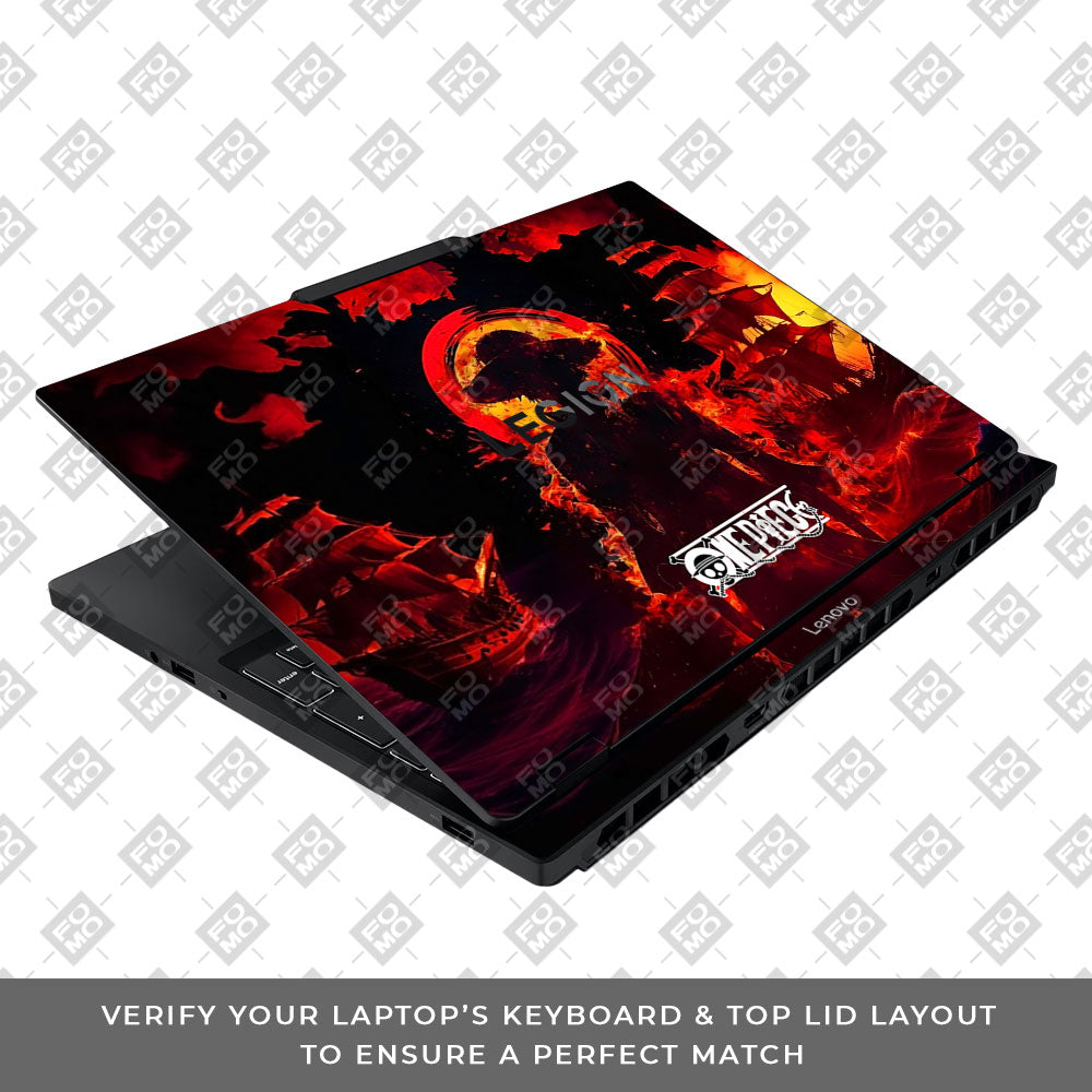 Luffy's Burning Tide Lenovo Legion 5 15IAX10 Laptop Skin