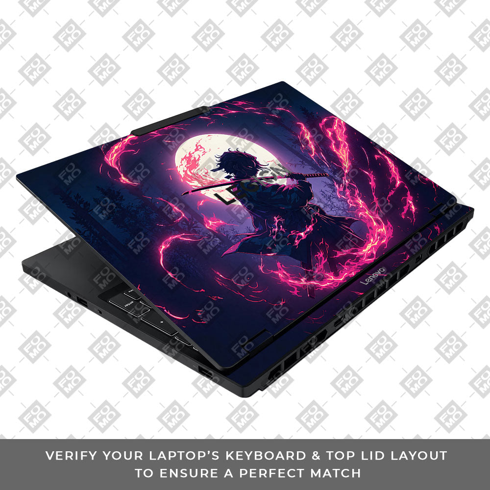 Tanjiro's Flame of Ember Lenovo Legion 5 15IAX10 Laptop Skin