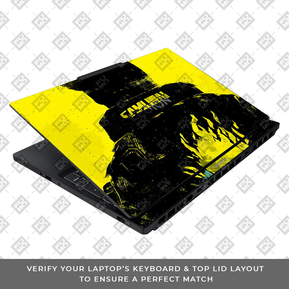 Backlit SAMURAI Jacket Lenovo Legion 5 15IAX10 Laptop Skin
