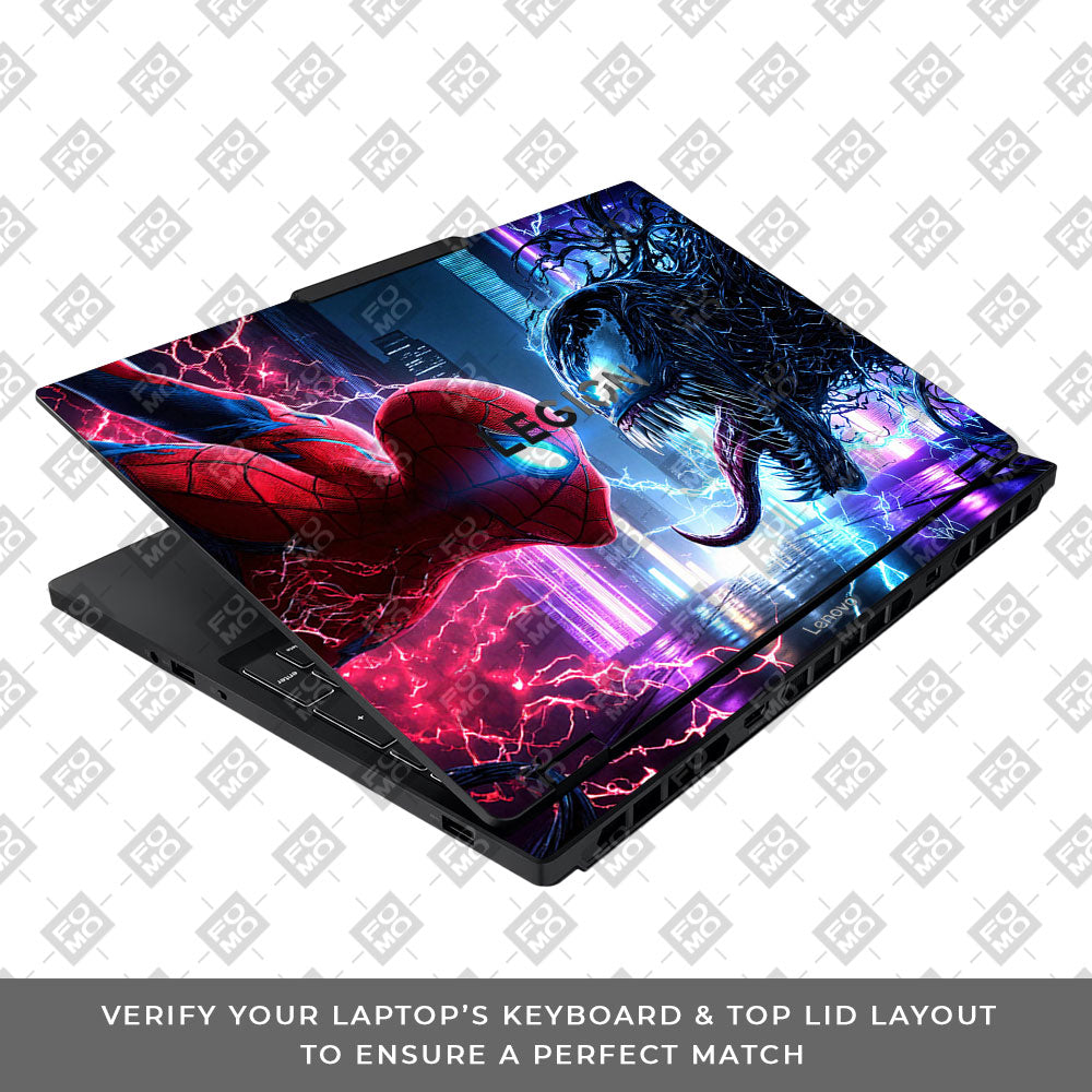 Spiderman vs Venom Showdown Lenovo Legion 5 15IAX10 Laptop Skin