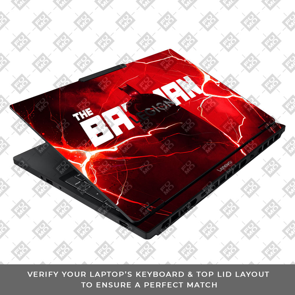 Red Rage Batman Lenovo Legion 5 15IAX10 3D Laptop Skin