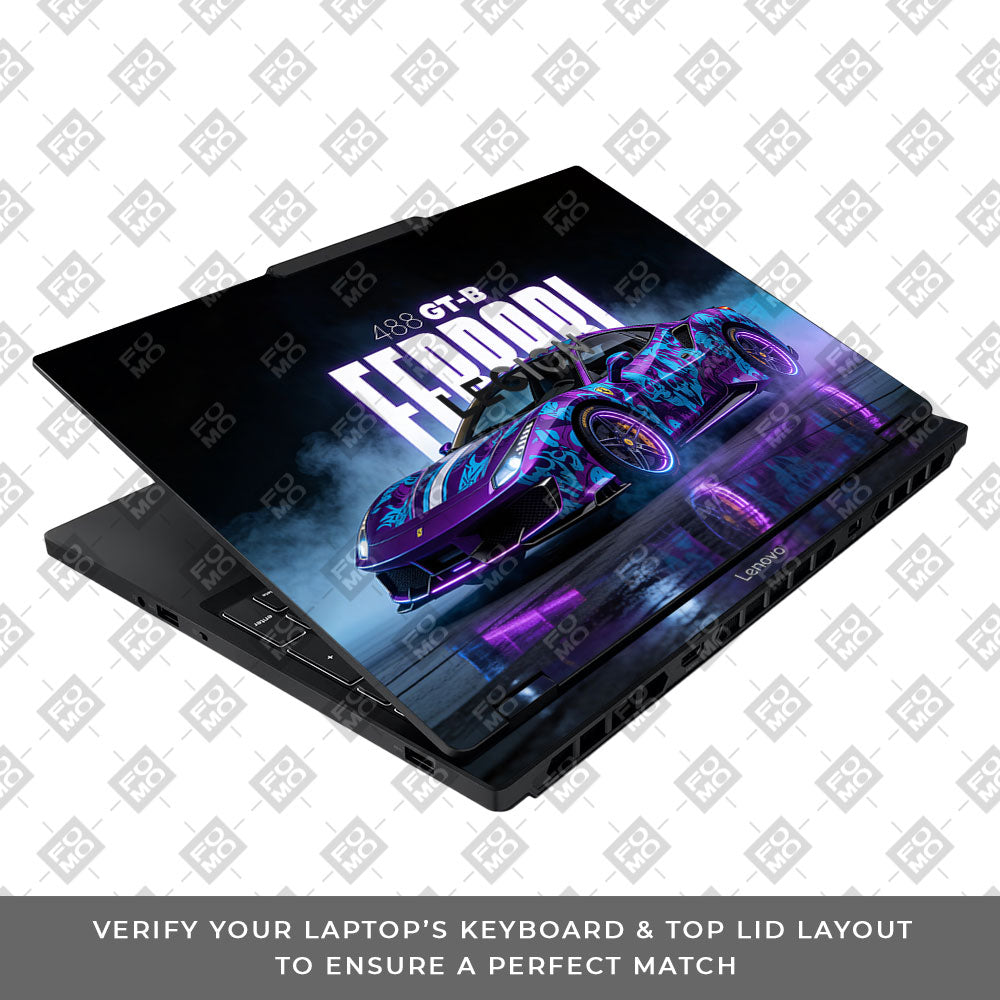 Psycho Drive Ferrari 488 Lenovo Legion 5 15IAX10 Laptop Skin