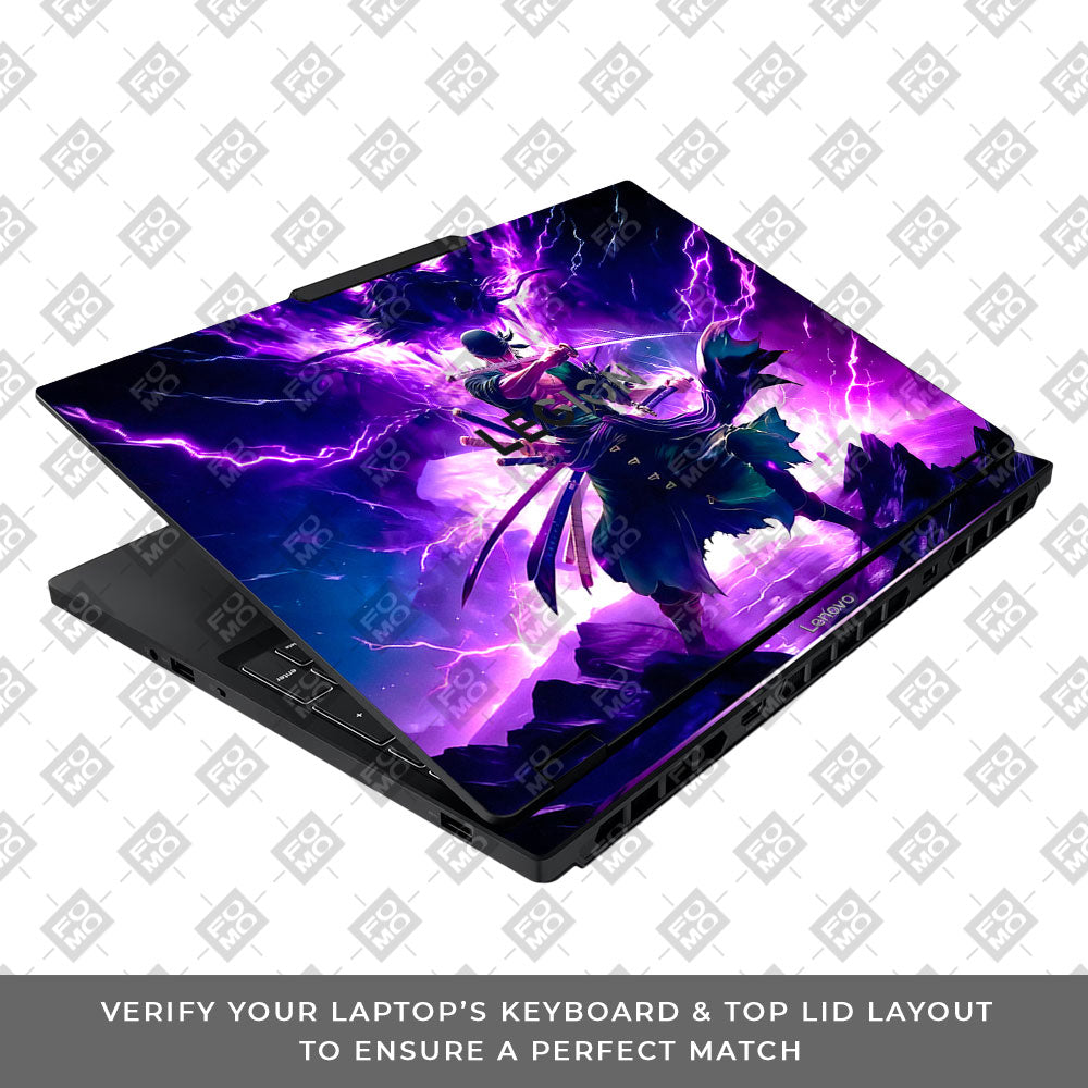 Roronoa Zoro Hell Mode Lenovo Legion 5 15IAX10 Laptop Skin