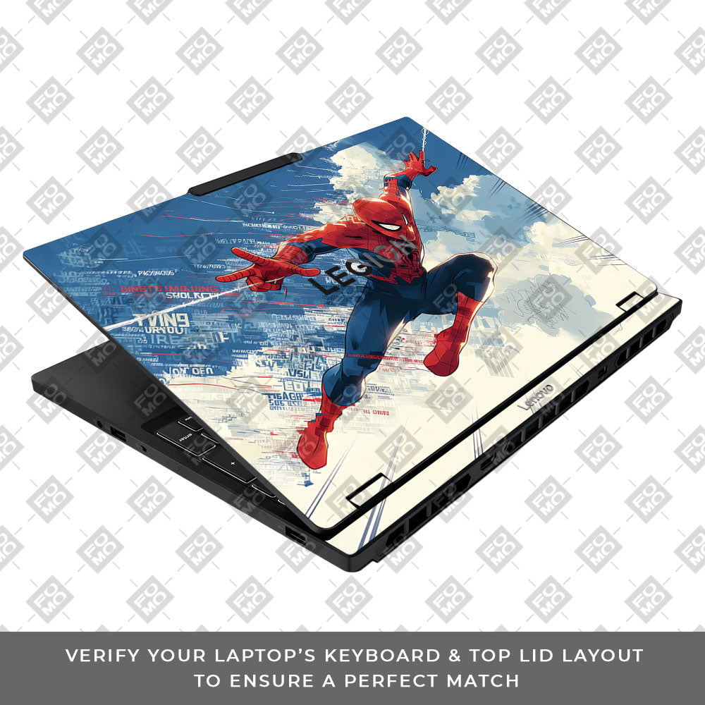Spiderman Velocity Lenovo Legion 5 15IAX10 Laptop Skin