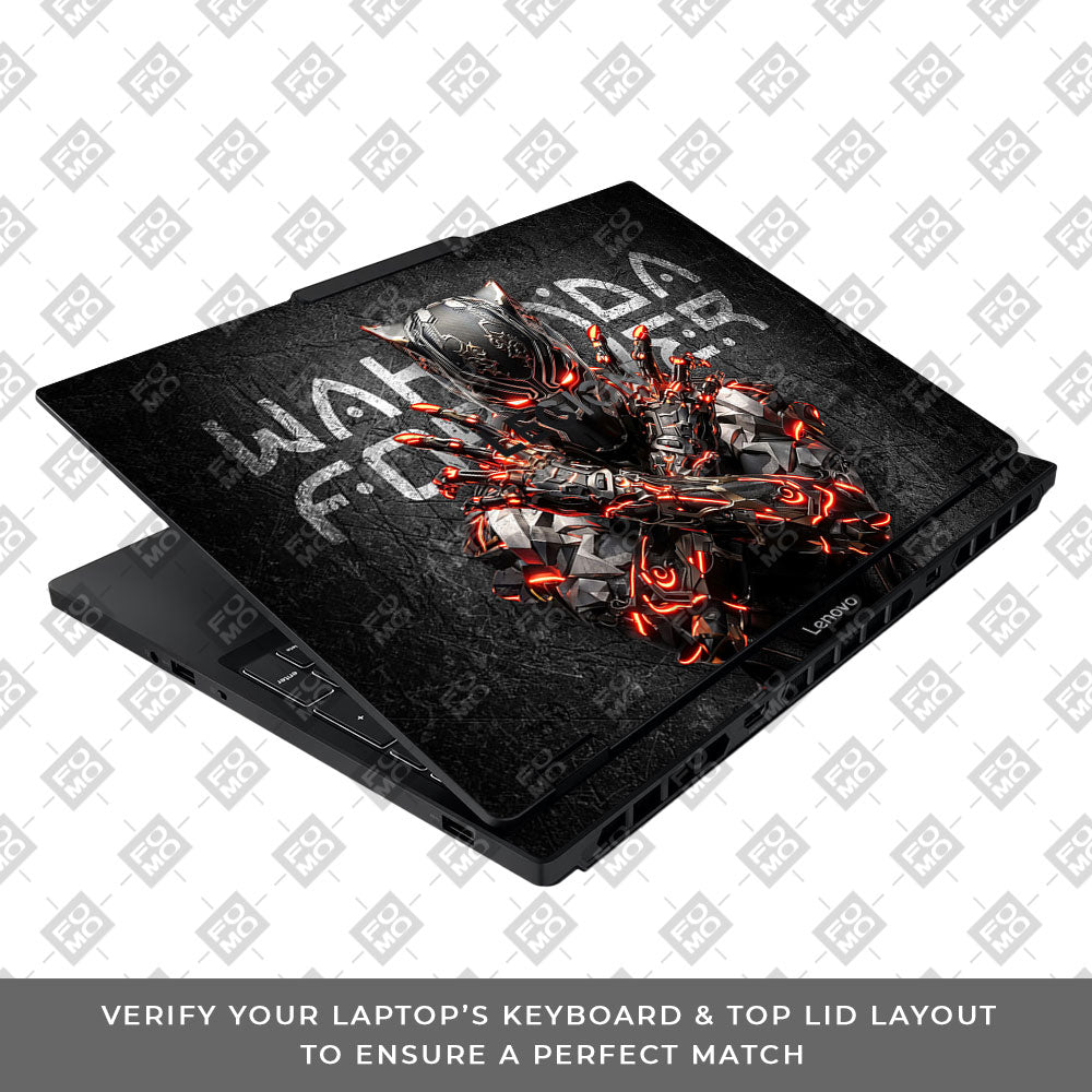 Black Panther Glowing Fury Lenovo Legion 5 15IAX10 Laptop Skin
