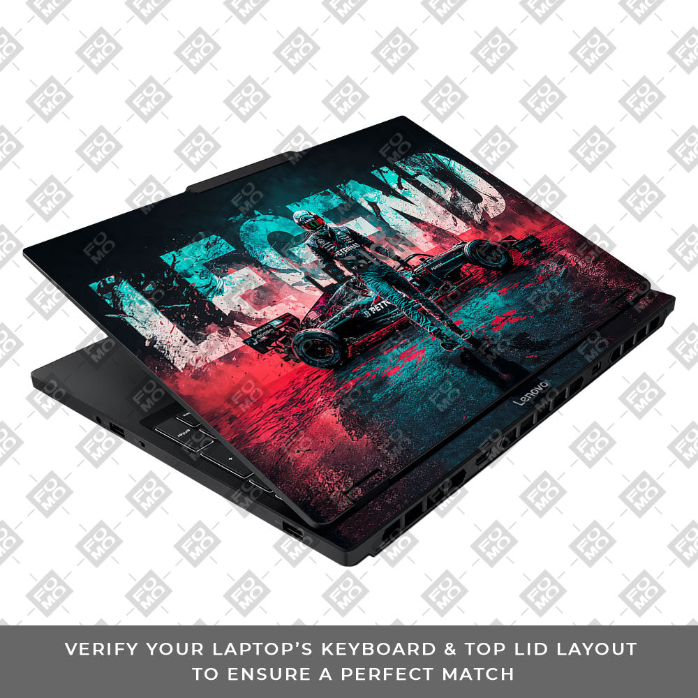 F1 Legend Racer Lenovo Legion 5 15IAX10 Laptop Skin