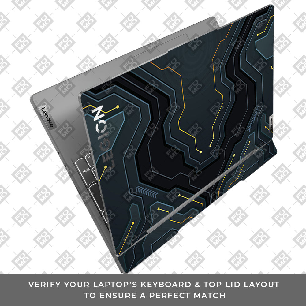 Futuristic Techno Lenovo Legion 5 15IRX9 Laptop Skin