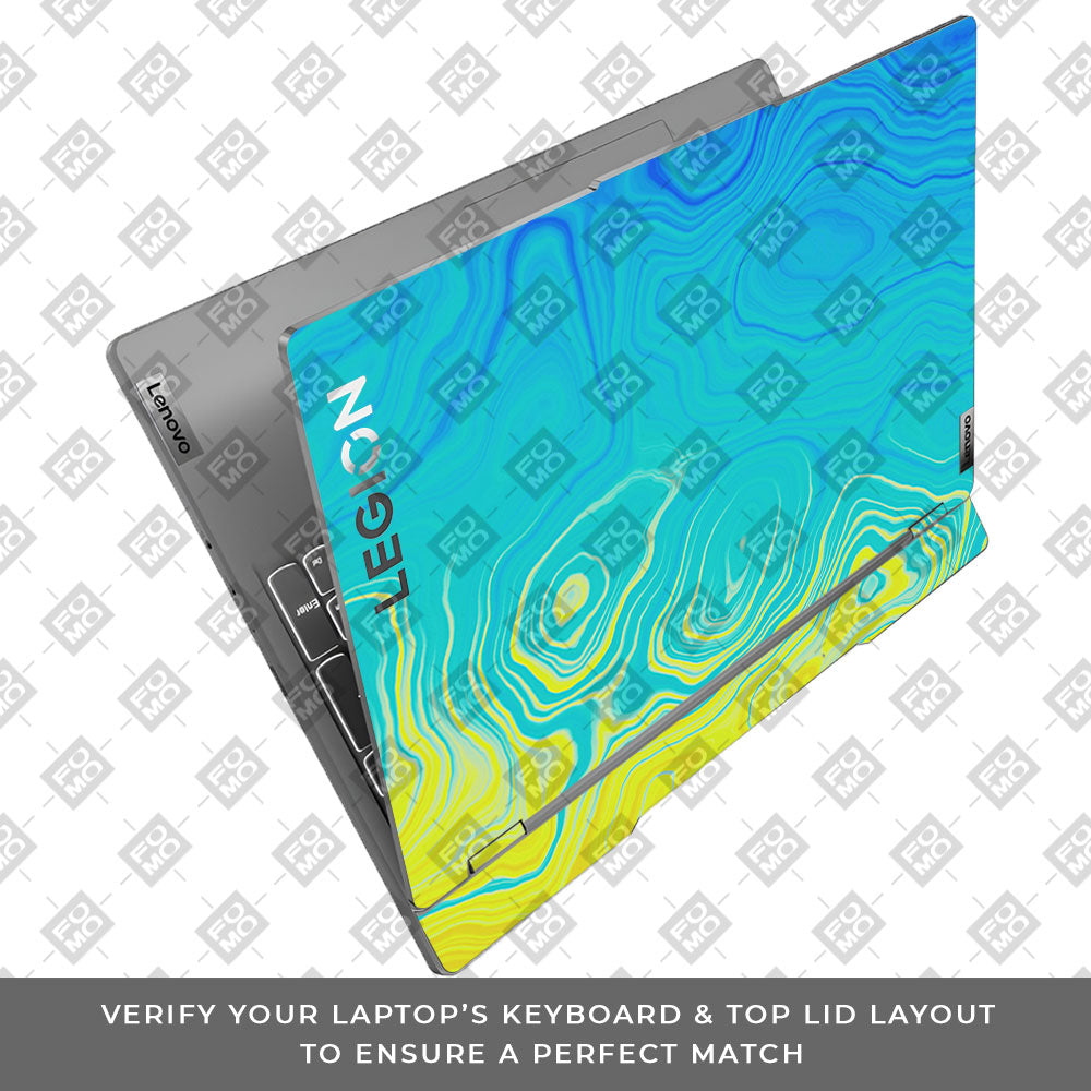 Ocean Gradient Waves Lenovo Legion 5 15IRX9 Laptop Skin