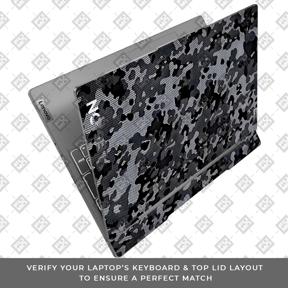 Stealth Grey Camo Lenovo Legion 5 15IRX9 Laptop Skin