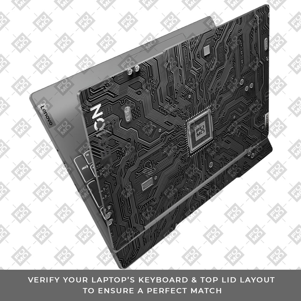 FOMO Circuit Dark Mode Lenovo Legion 5 15IRX9 Laptop Skin