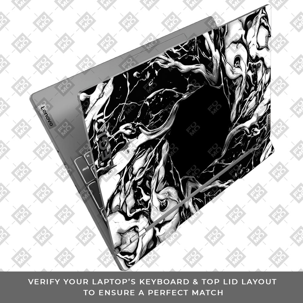 Spiderman Web Black Lenovo Legion 5 15IRX9 Laptop Skin