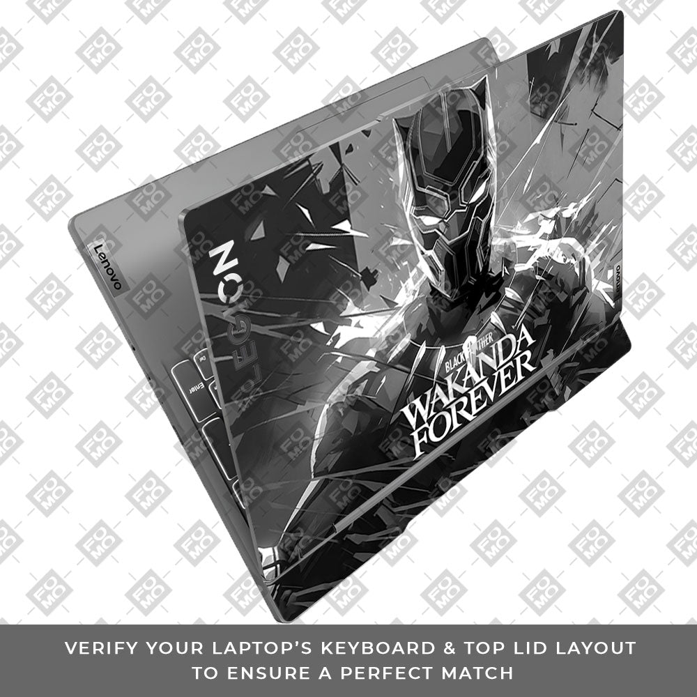 Black Panther Wakanda Forever Lenovo Legion 5 15IRX9 3D Laptop Skin