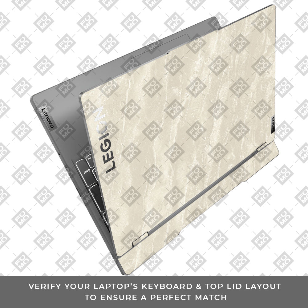 Textured Marble Lenovo Legion 5 15IRX9 Laptop Skin