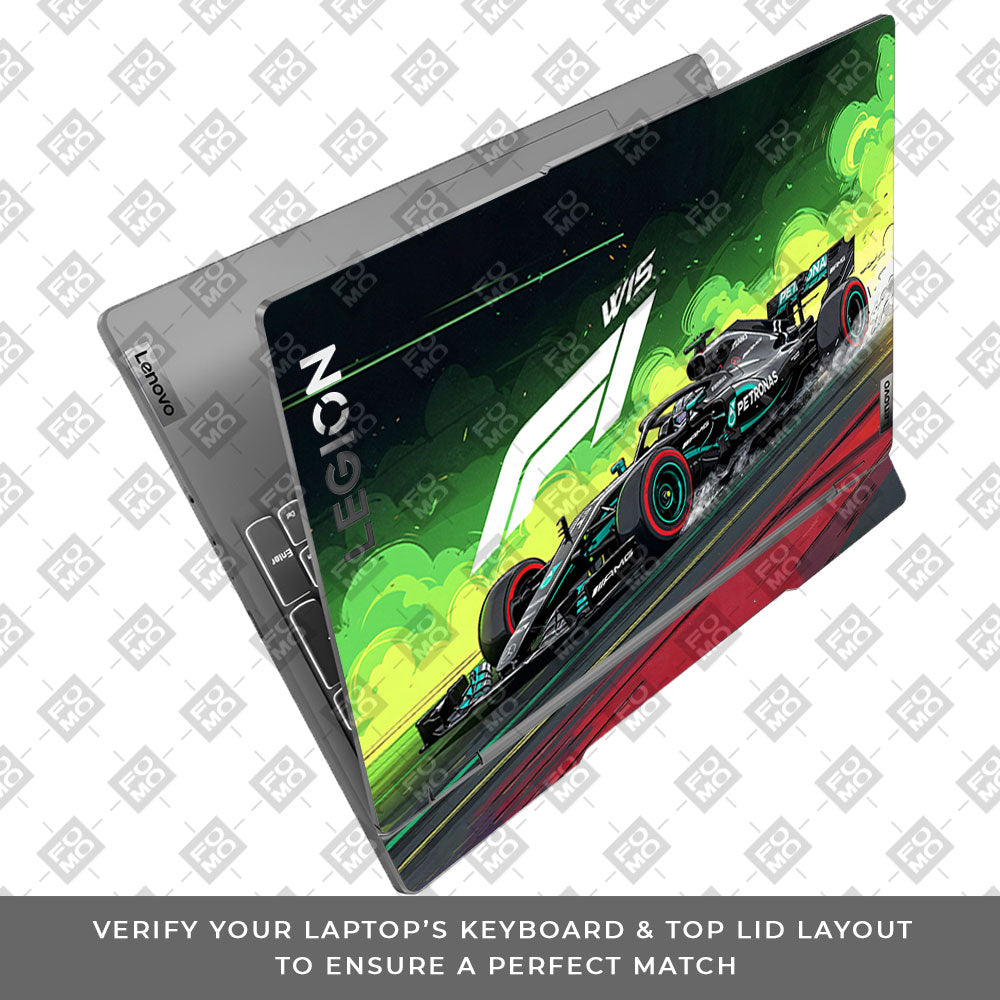 W15 F1 Red Bull x AMG Velocity Lenovo Legion 5 15IRX9 Laptop Skin