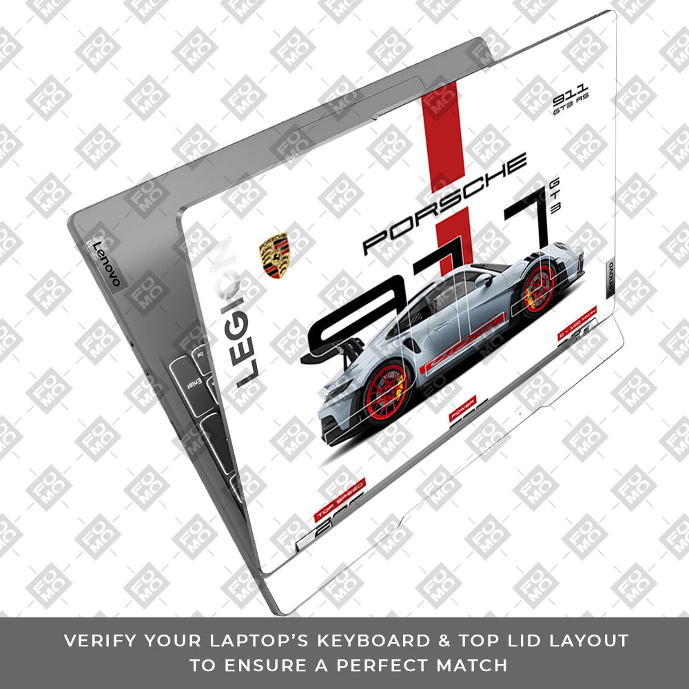 Porsche 911 GT3 RS Lenovo Legion 5 15IRX9 Laptop Skin